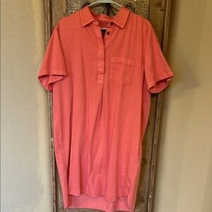 NWT GAP Pink Casual Dress Short Sleeve